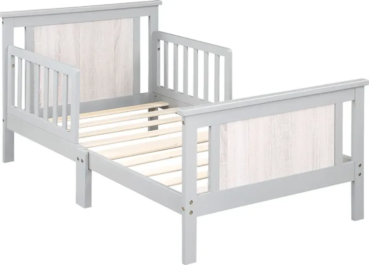 Kids Zolari Gray Toddler Bed