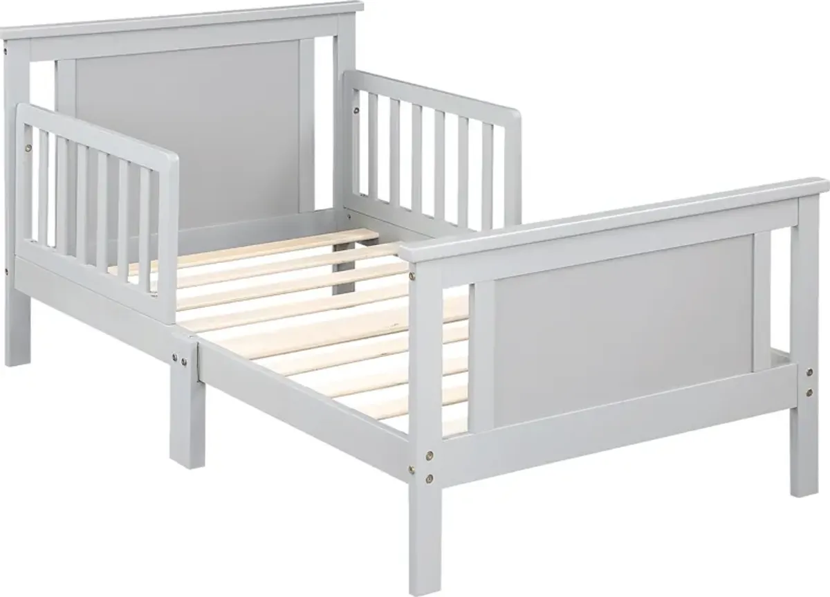 Kids Zolari Gray Toddler Bed