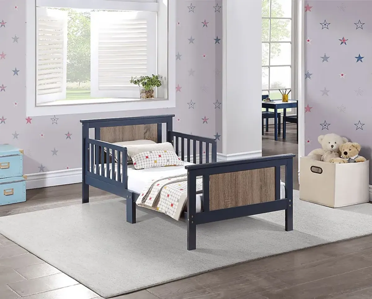 Kids Zolari Midnight Blue Toddler Bed