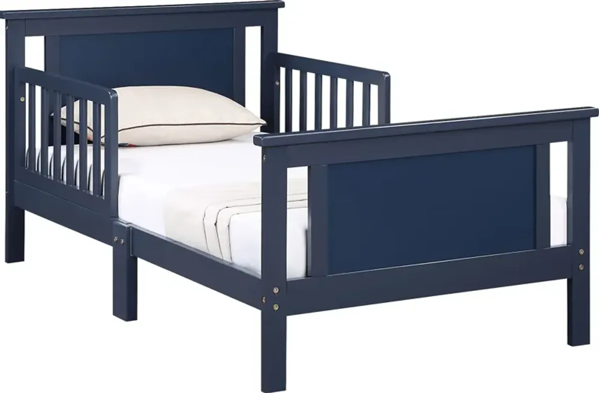 Kids Zolari Midnight Blue Toddler Bed