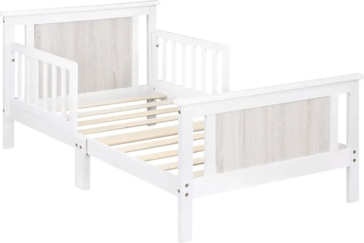 Kids Zolari White Toddler Bed