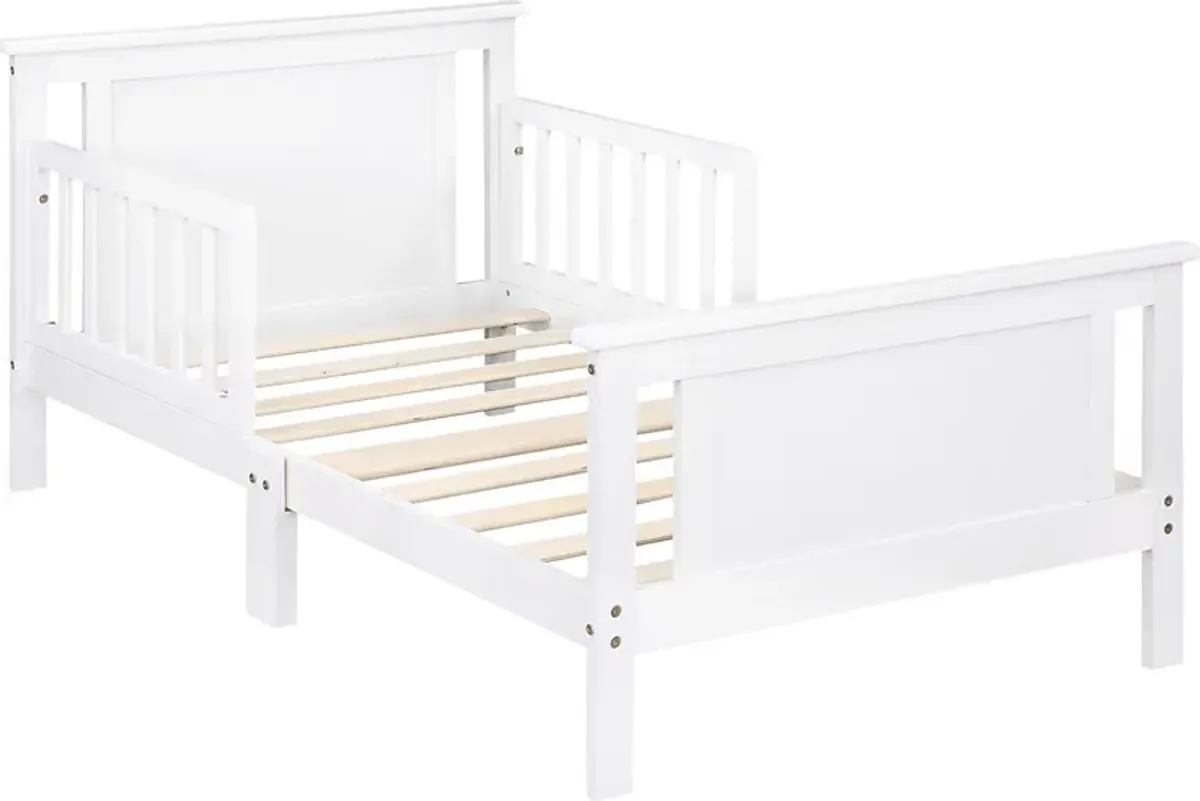 Kids Zolari White Toddler Bed