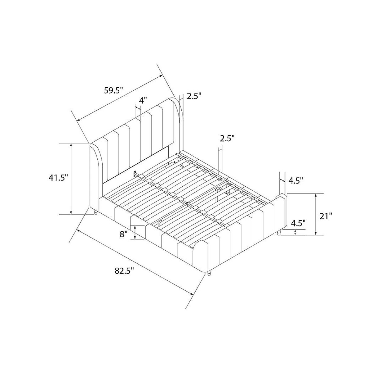 Kids Kalros Gray Full Bed