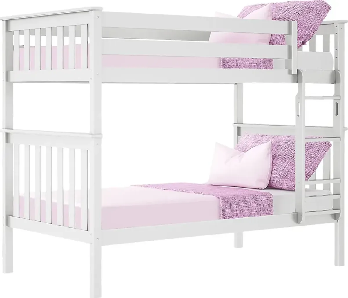 Kids Lilose I White Twin/Twin Bunk Bed