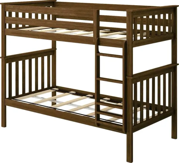 Kids Lilose I Walnut Twin/Twin Bunk Bed
