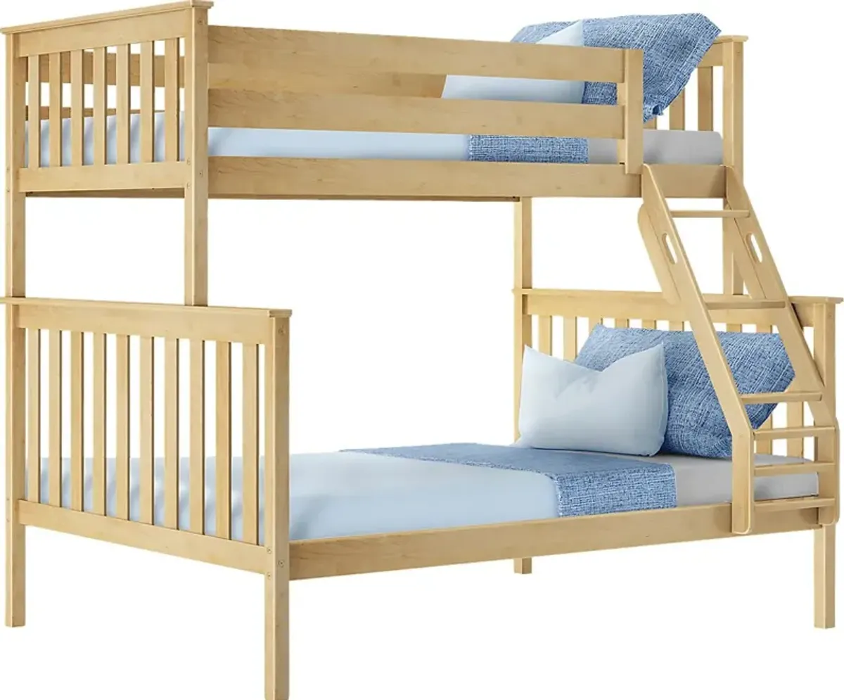Kids Lilose II Natural Twin/Full Bunk Bed