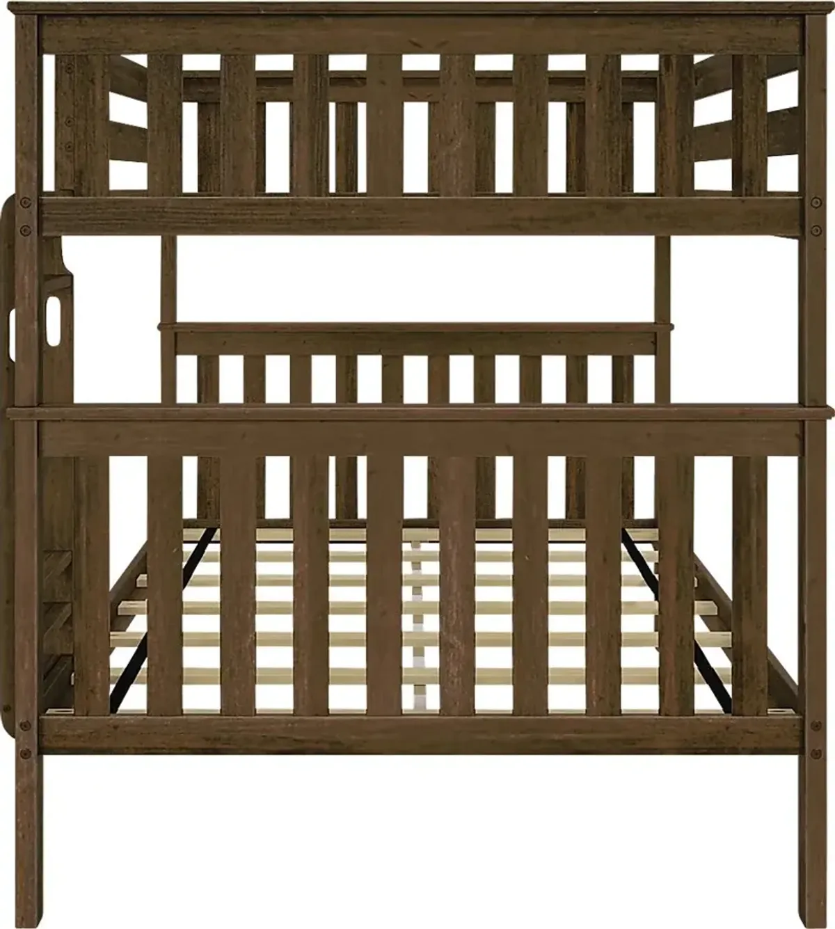 Kids Lilose III Walnut Full/Full Bunk Bed