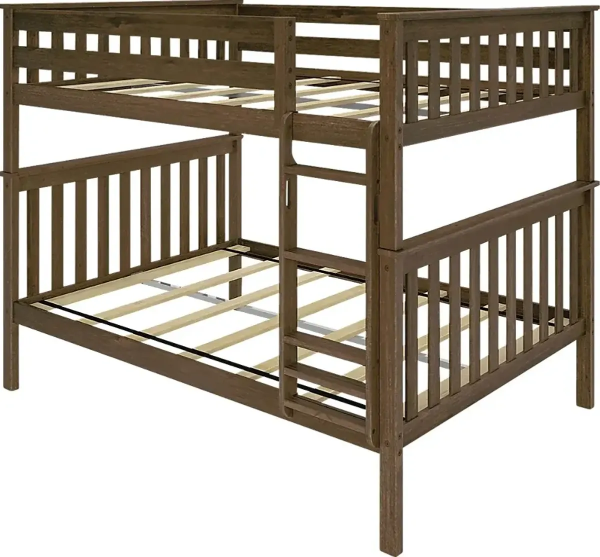 Kids Lilose III Walnut Full/Full Bunk Bed