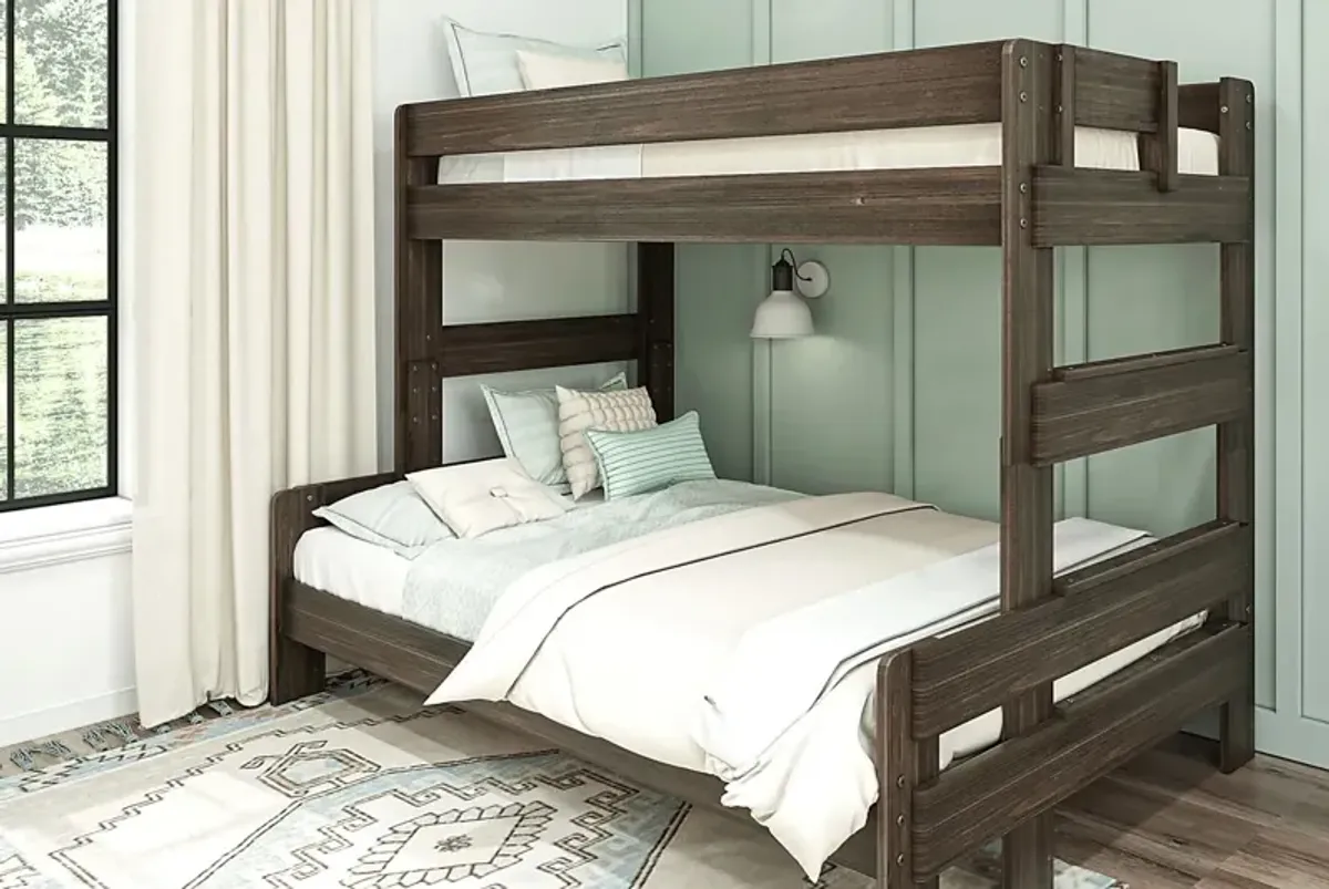 Kids Darja I Brown Twin/Full Bunk Bed