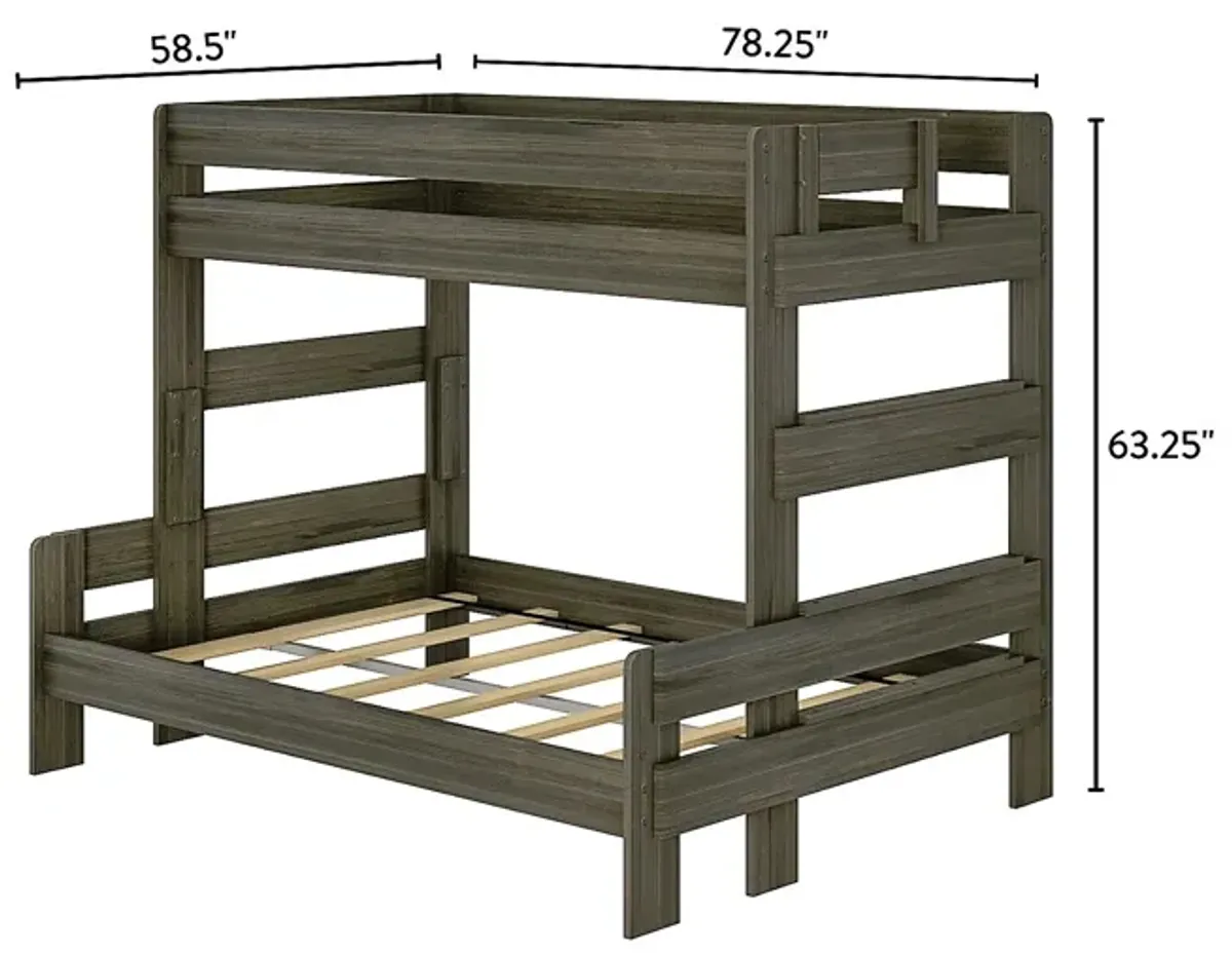 Kids Darja I Brown Twin/Full Bunk Bed