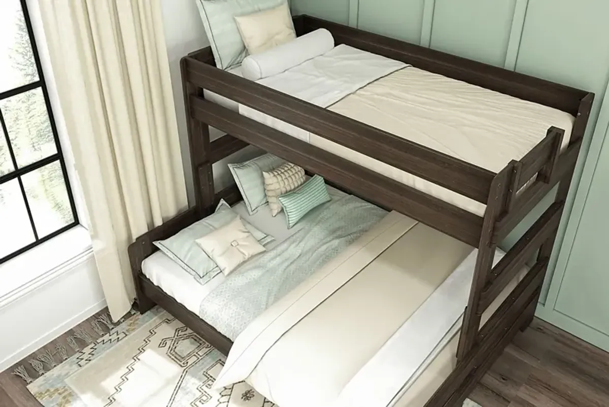 Kids Darja I Brown Twin XL/Queen Bunk Bed