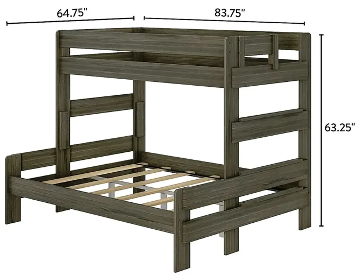 Kids Darja I Brown Twin XL/Queen Bunk Bed