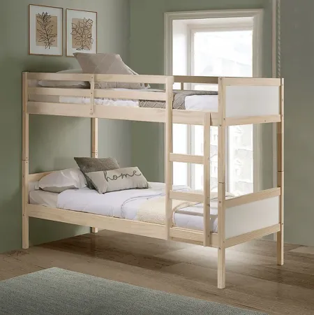 Kids Oroholm Natural Twin/Twin Bunk Bed