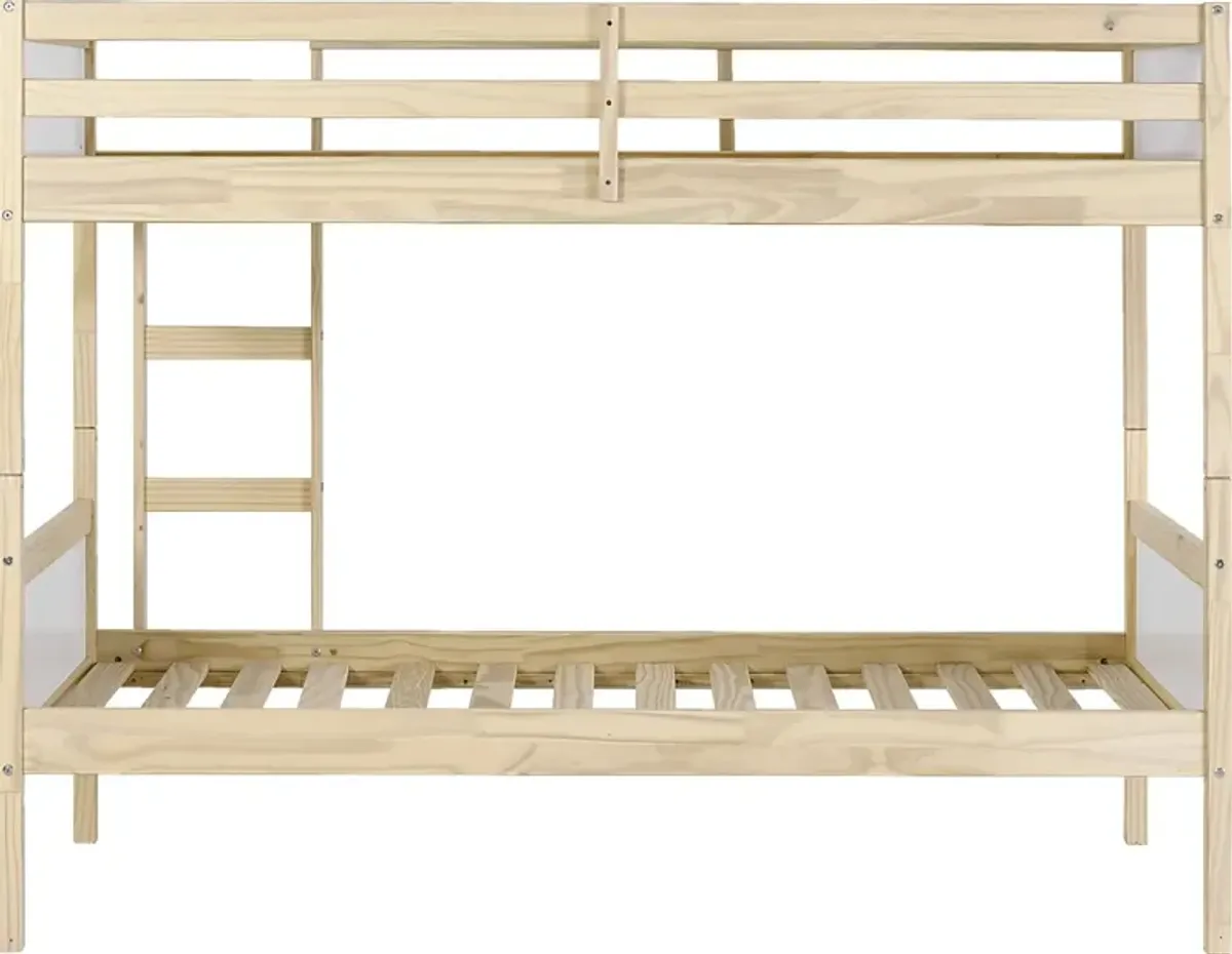 Kids Oroholm Natural Twin/Twin Bunk Bed