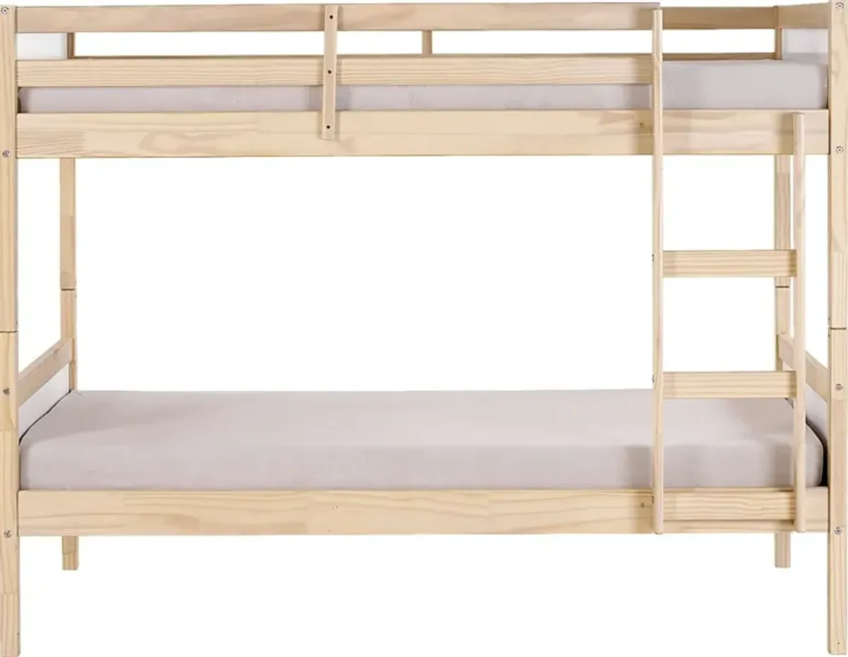 Kids Oroholm Natural Twin/Twin Bunk Bed