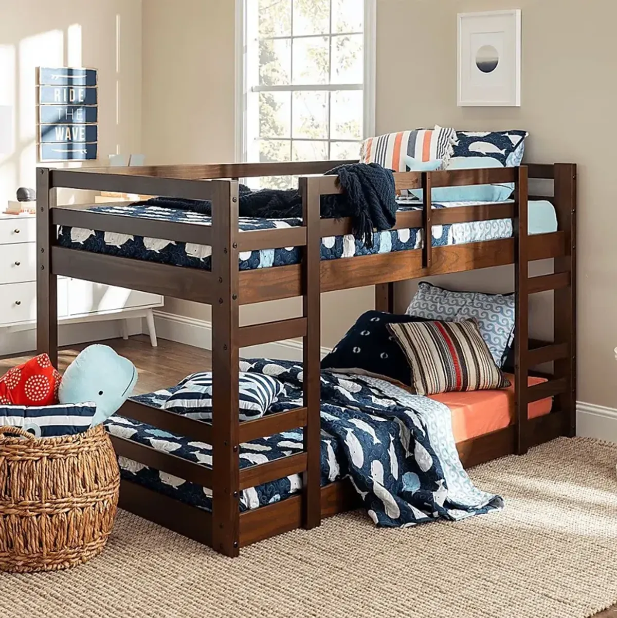 Kids Ardenness Walnut Bunk Bed