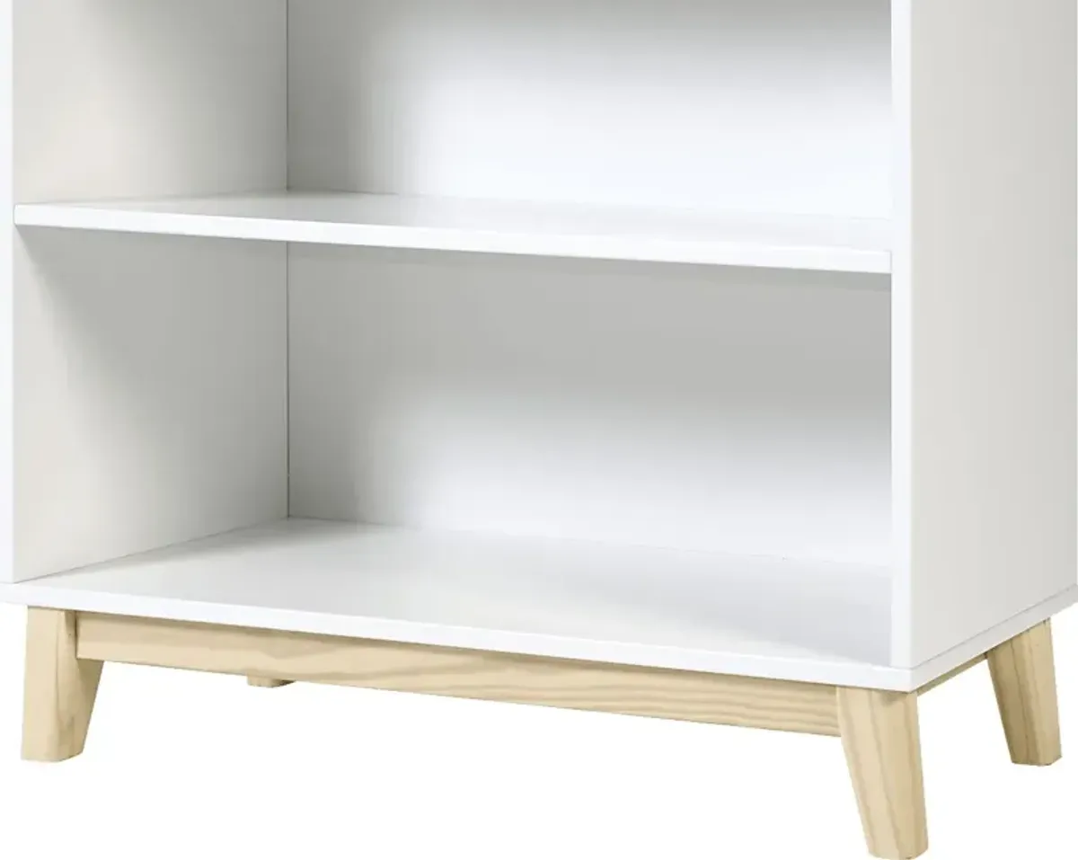 Kids Oroholm White Natural Bookcase