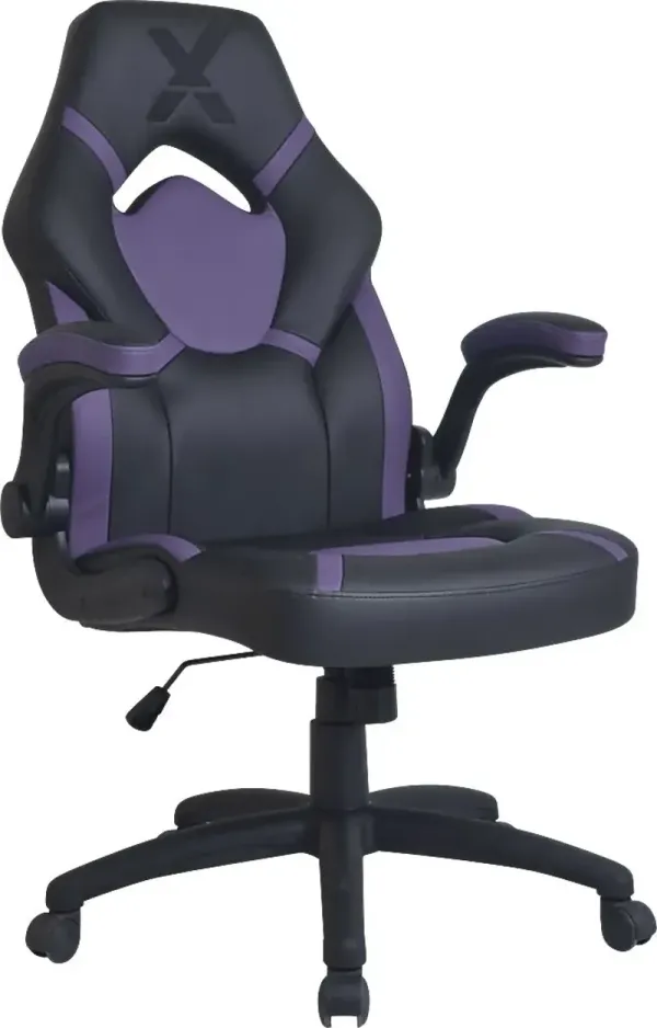 Masdon Black/Purple Office Chair