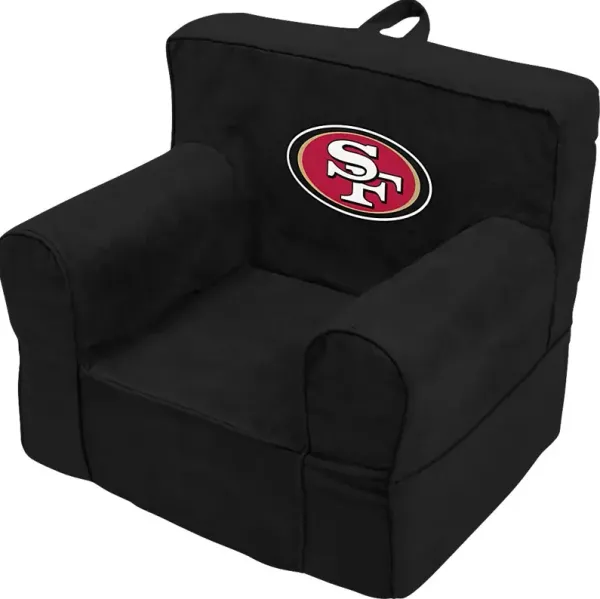 Kids San Francisco 49ers Black Chair