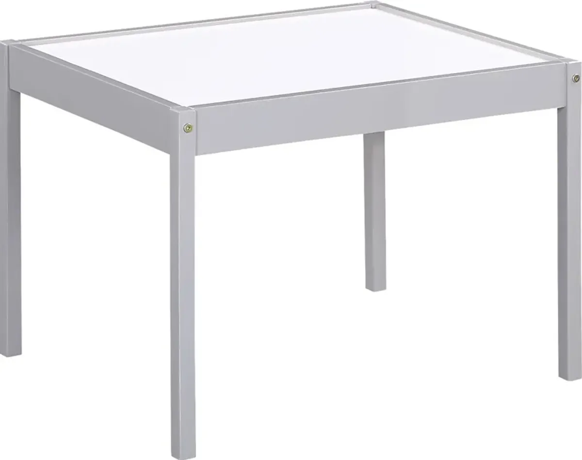 Kids Synni Gray 3 Pc Table Set