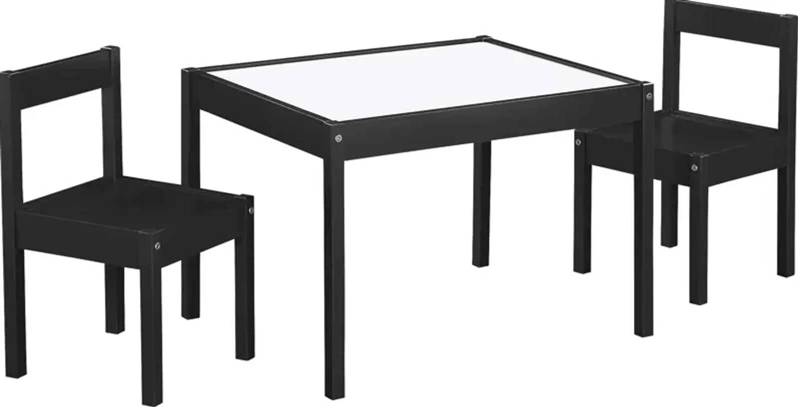 Kids Synni Black 3 Pc Table Set