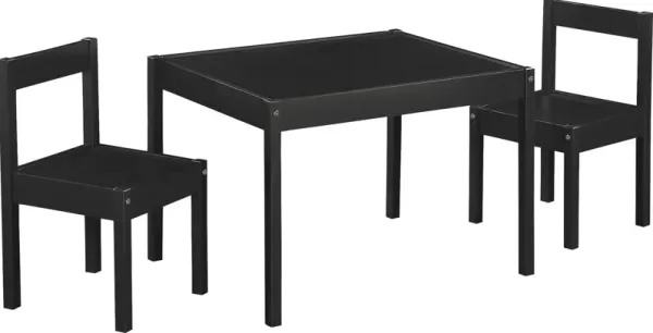Kids Clyren Black Table Set