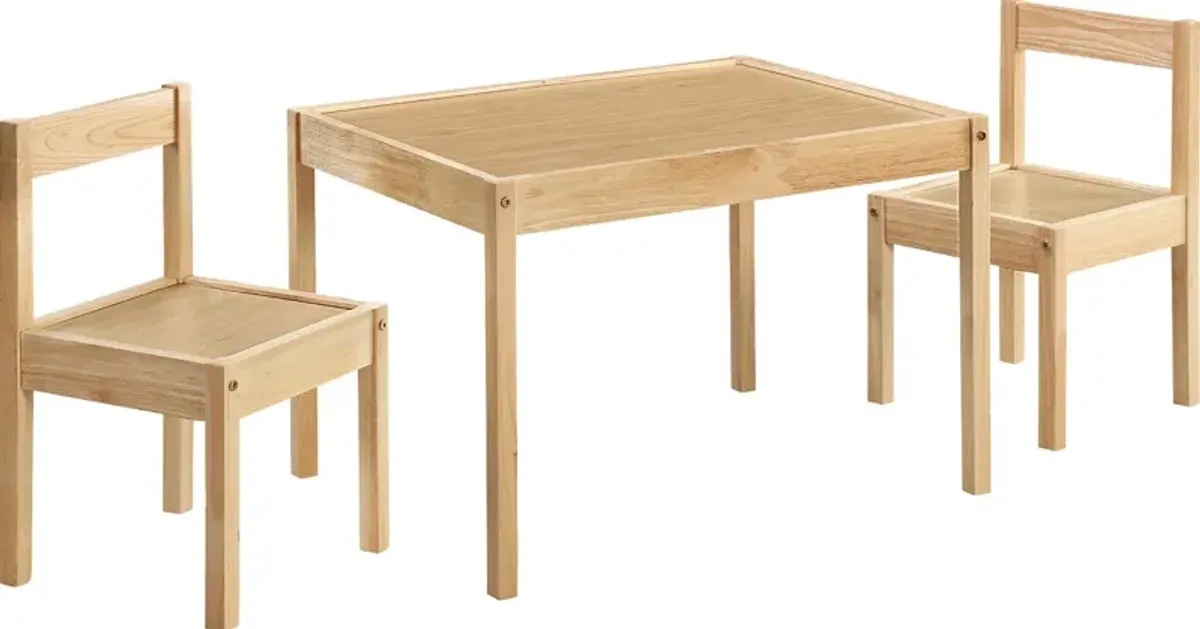 Kids Clyren Natural Table Set