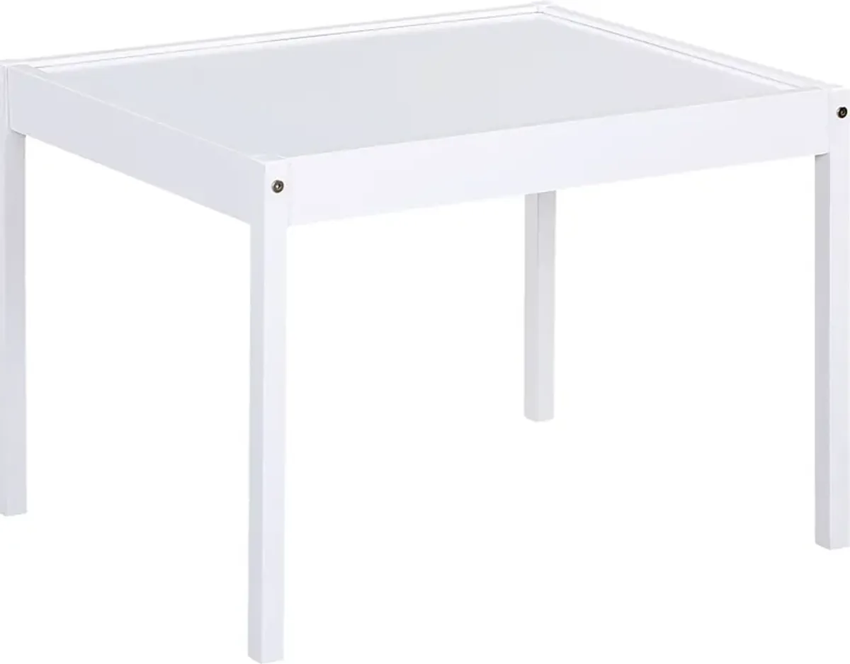 Kids Clyren White Table Set