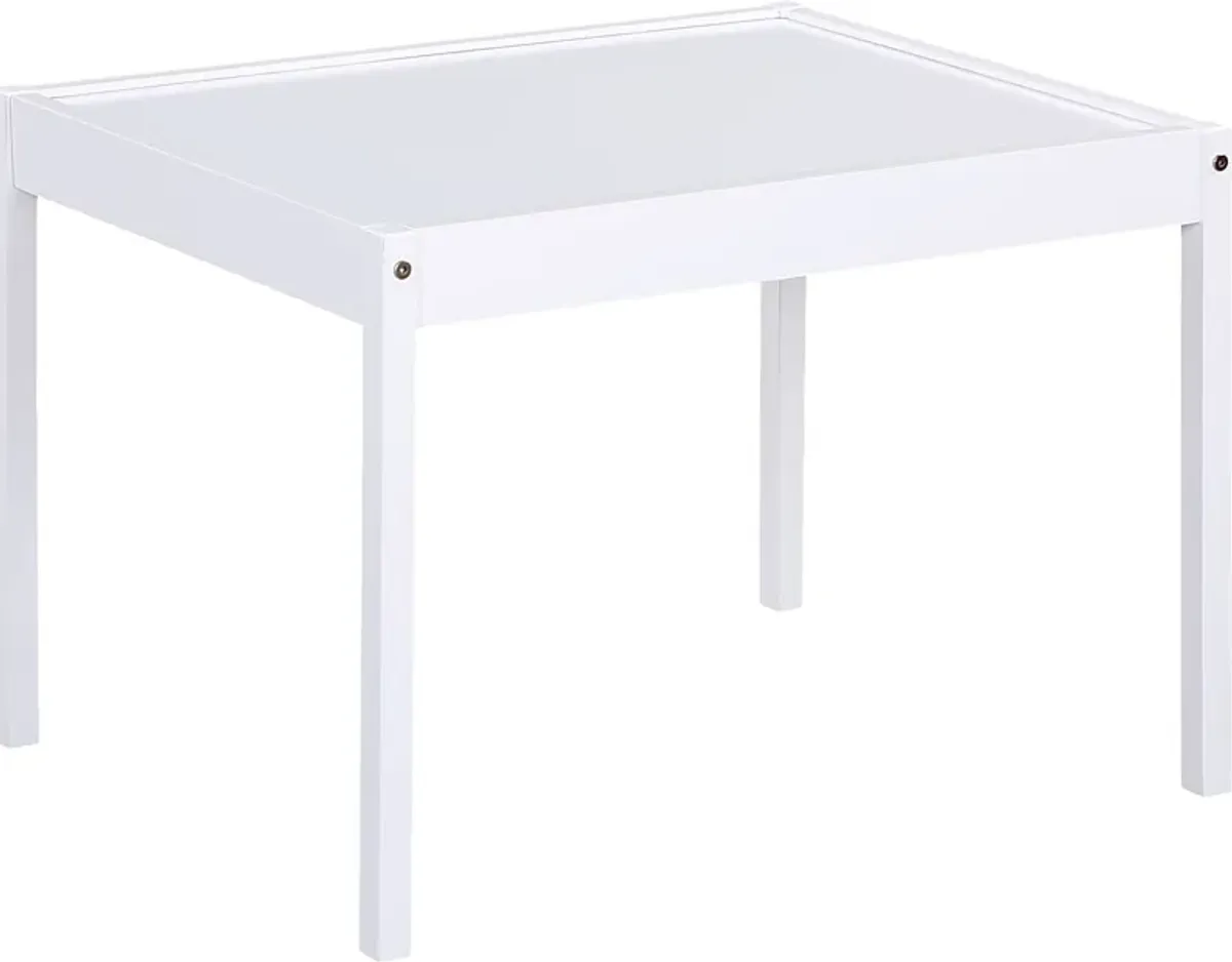 Kids Clyren White 3 Pc Table Set