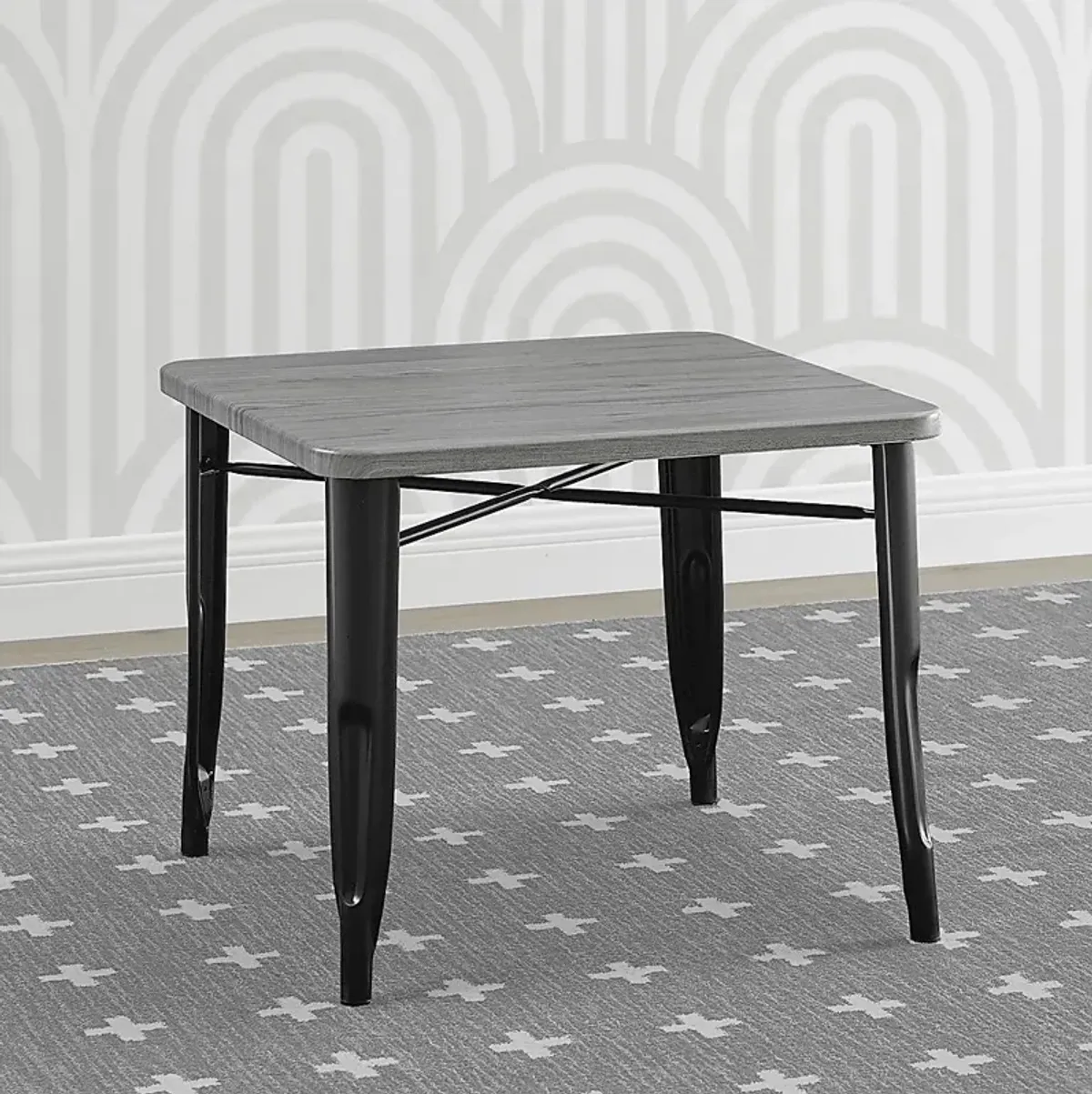 Kids Bilsai Gray/Black Table