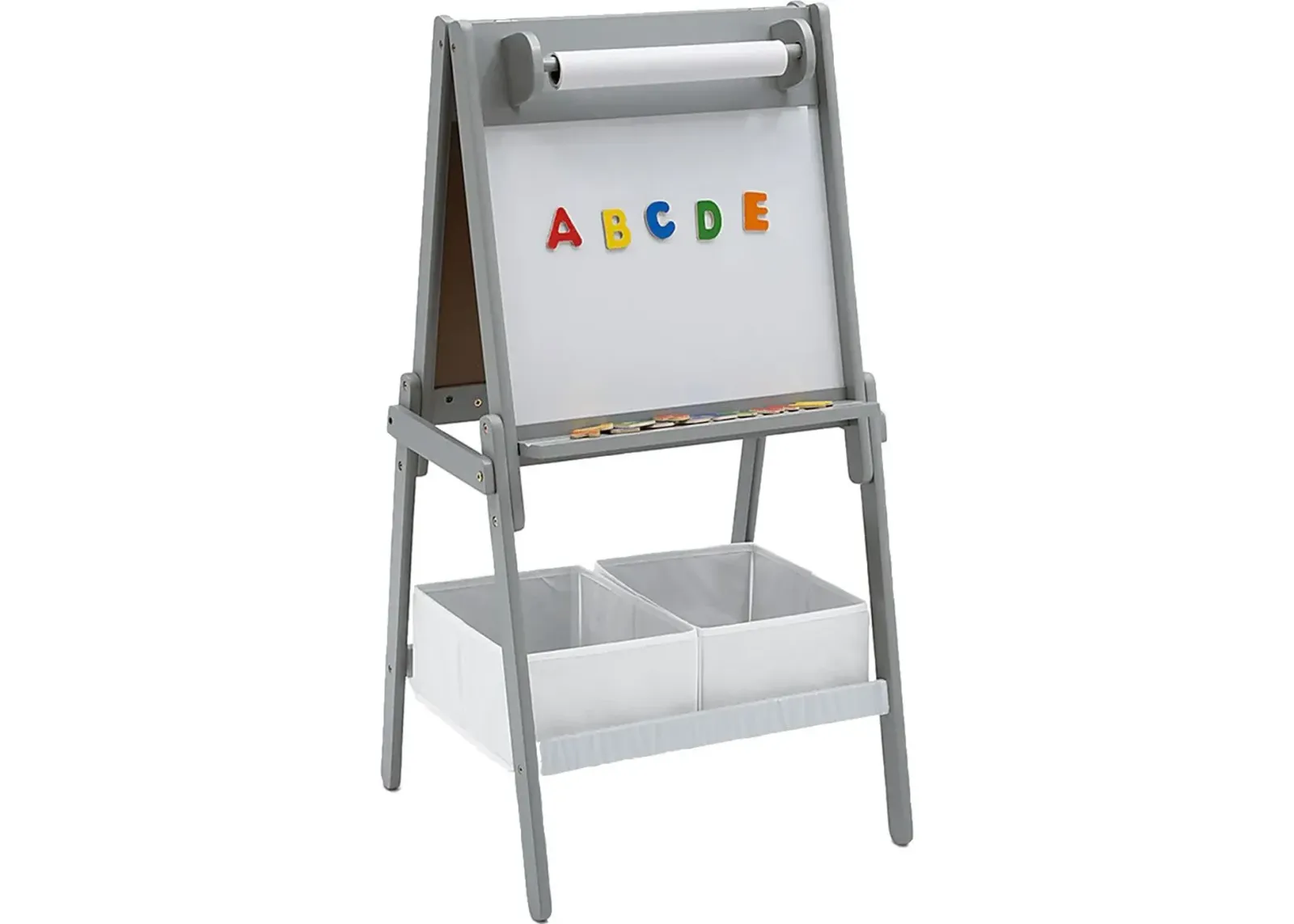 Kids Moseo Gray Easel with Storage