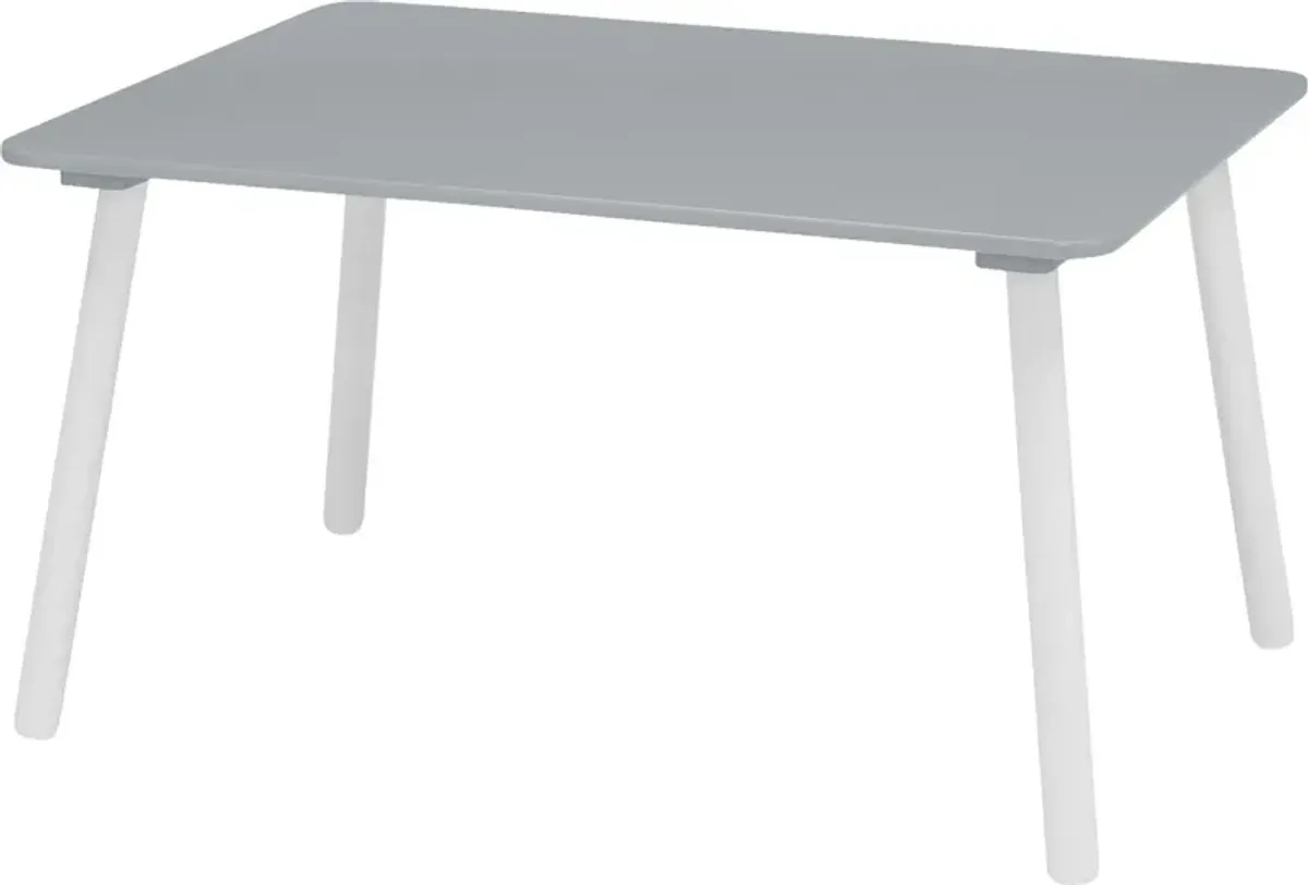 Kids Mellei Gray/White Table Set