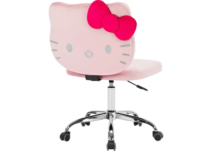 Kids Hello Kitty Kawaii Pink Swivel Chair