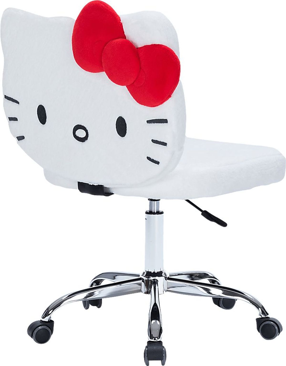 Kids Hello Kitty Teddy White Swivel Chair