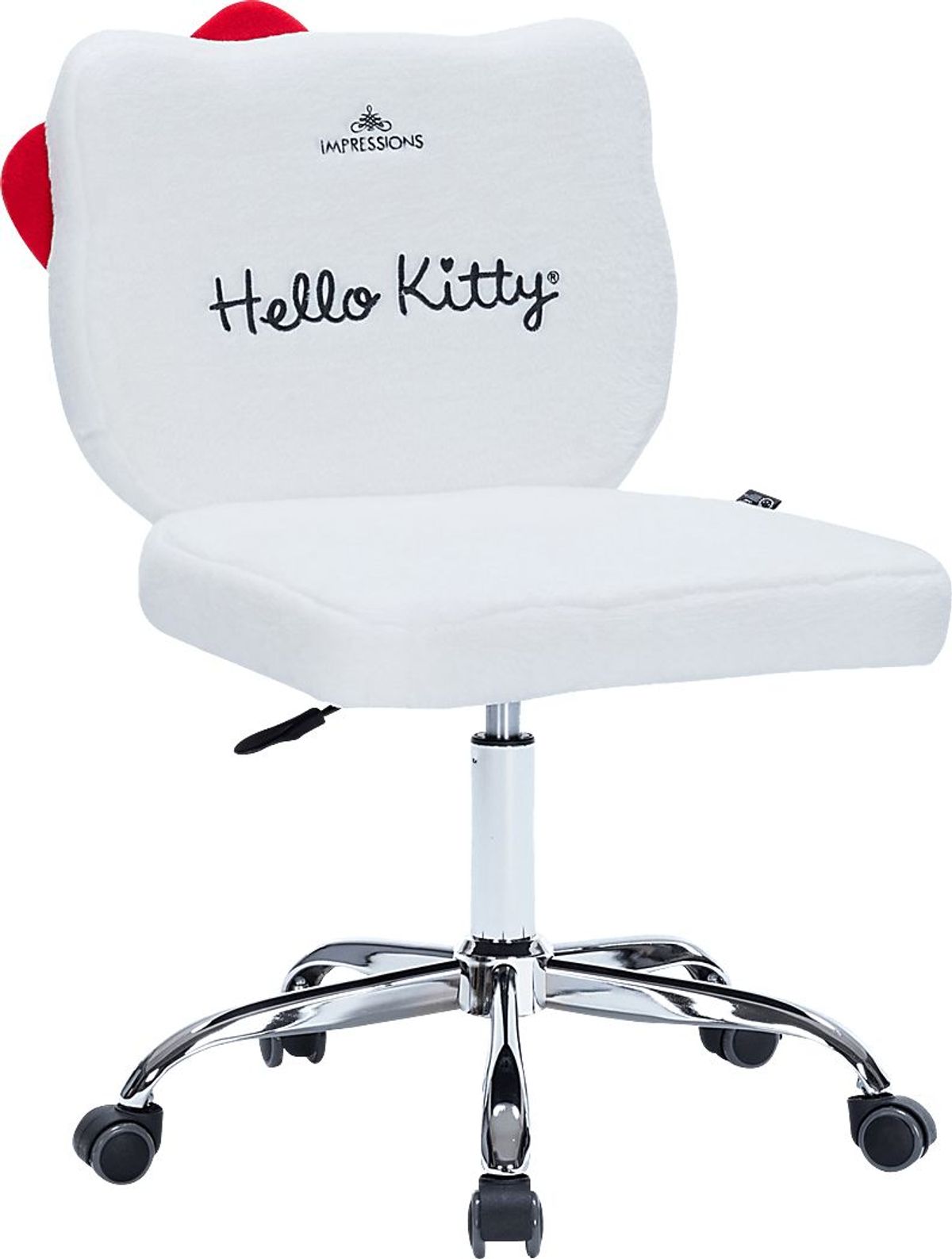 Kids Hello Kitty Teddy White Swivel Chair