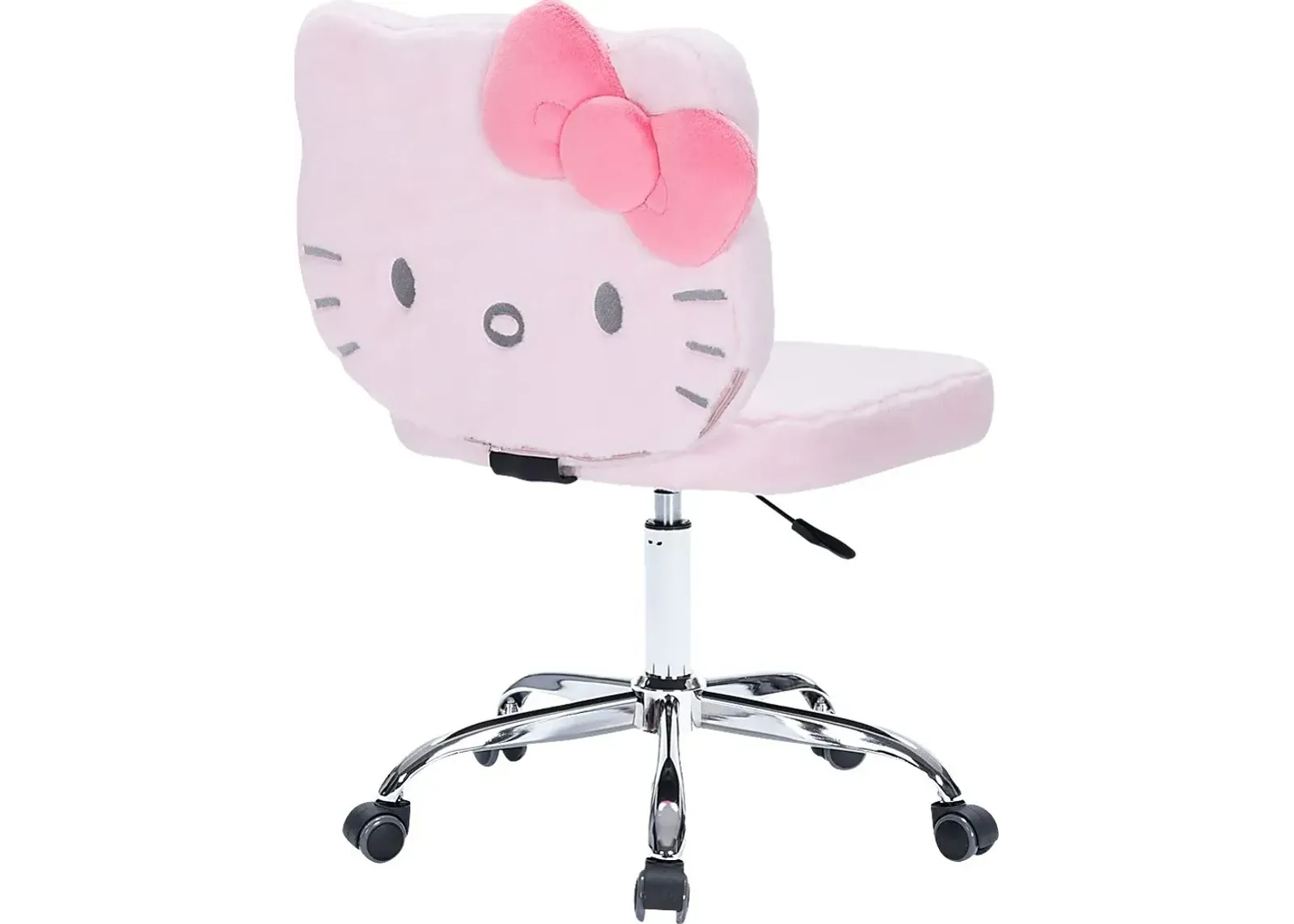 Kids Hello Kitty Teddy Pink Swivel Chair