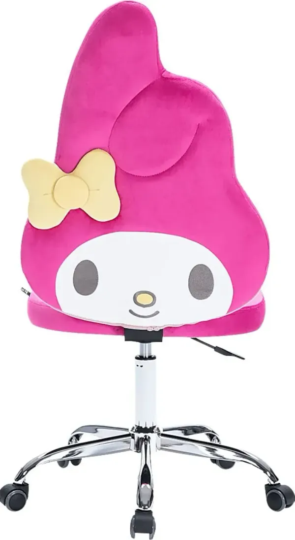 Kids My Melody Magenta Vanity Chair