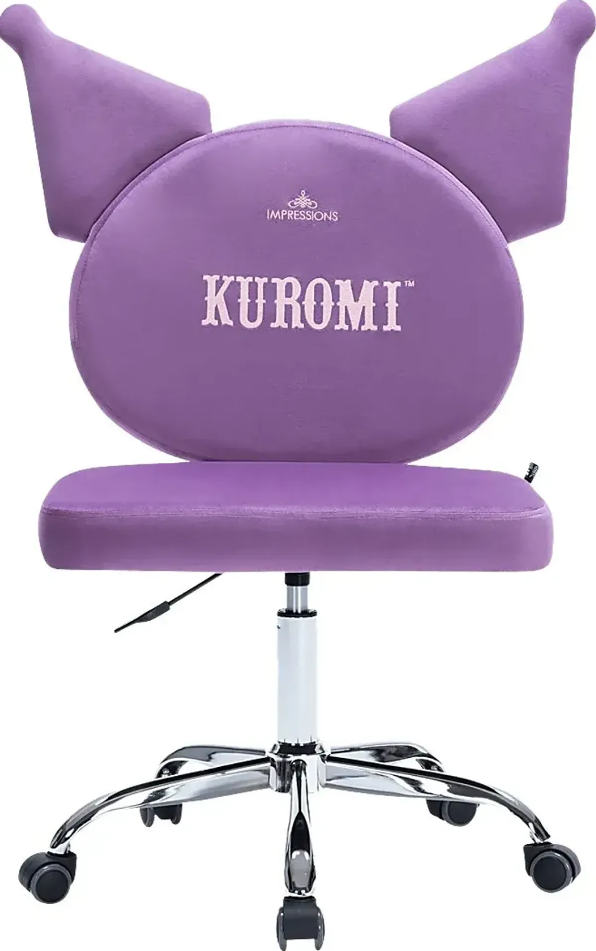 Kids Kuromi Lilac Swivel Chair