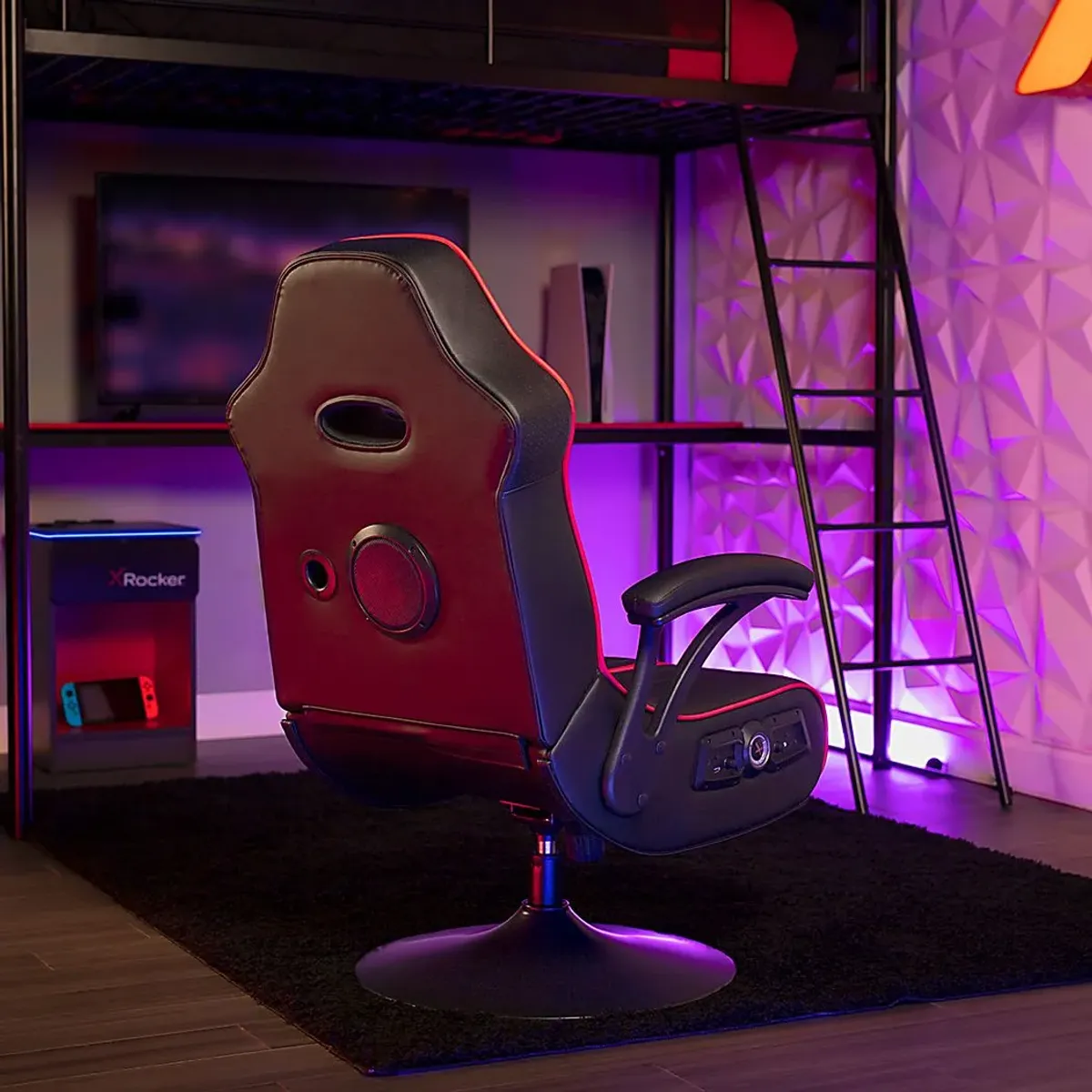 Kids Nousa Black Gaming Chair