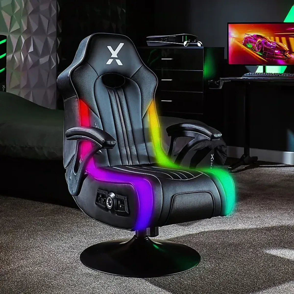 Kids Nasrin Black RGB Gaming Chair