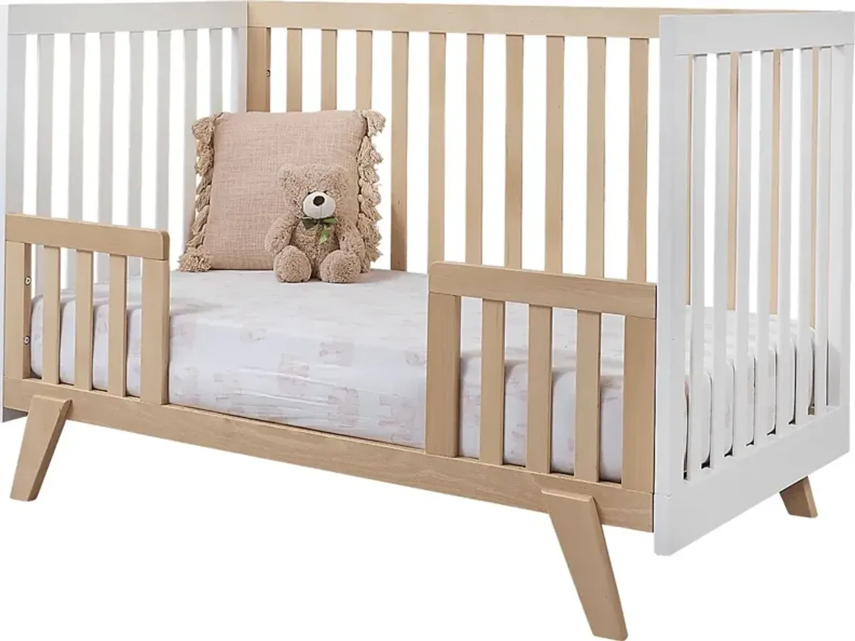 Kids Jemuz Natural/White Convertible Crib