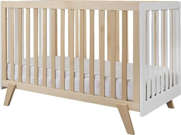 Kids Jemuz Natural/White Convertible Crib