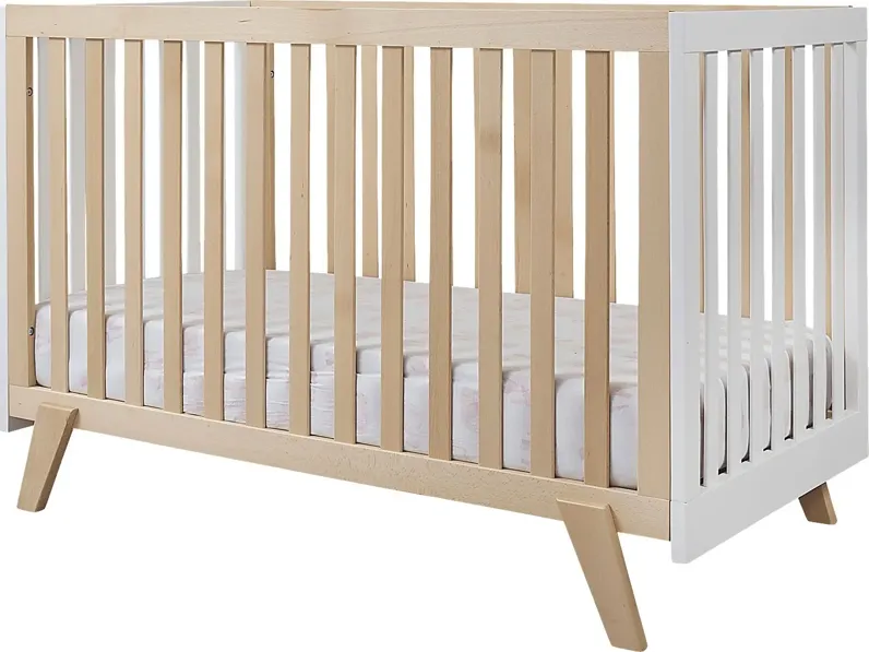 Kids Jemuz Natural/White Convertible Crib