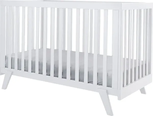 Kids Jemuz White Convertible Crib