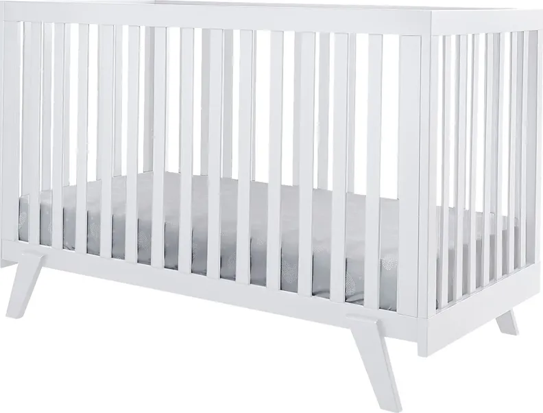 Kids Jemuz White Convertible Crib