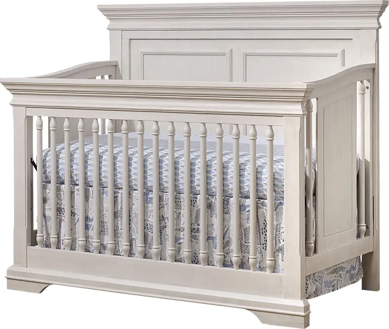 Kids Mevhi II Ivory Convertible Crib