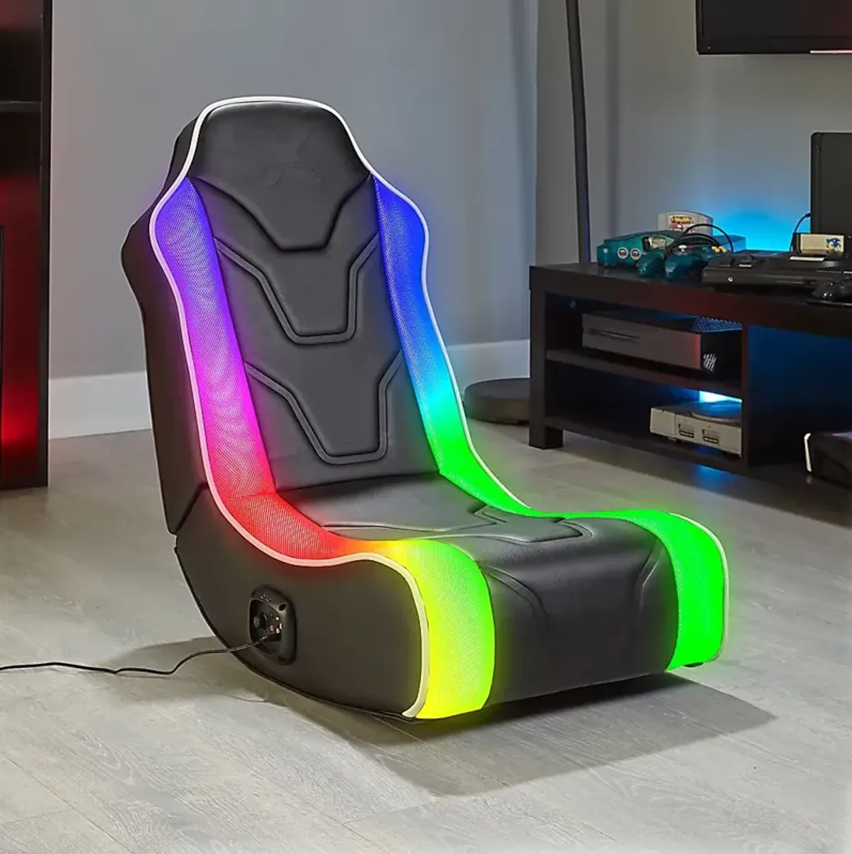 Kids Jaleh Black RGB Gaming Rocker