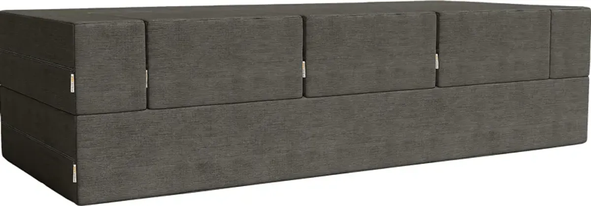 Kids Alfy Charcoal Sofa & Ottoman, Set of 4