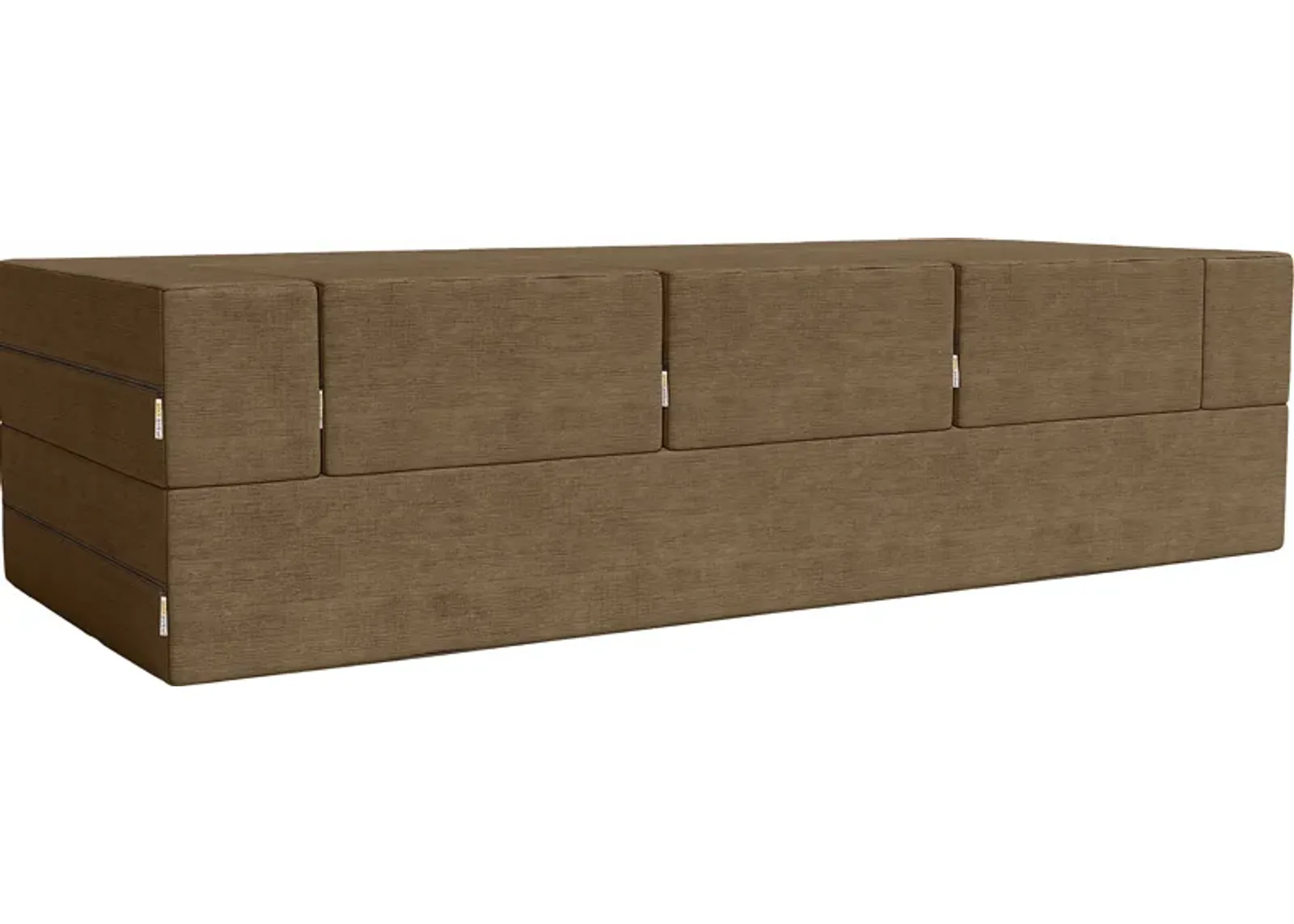 Kids Alfy Brown Sofa & Ottomans, Set of 4