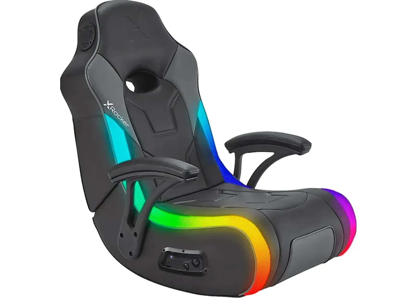 Kids Parwig Black RGB Gaming Rocker